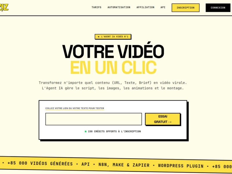 Fliz.ai : créer des vidéos marketing IA automatiquement