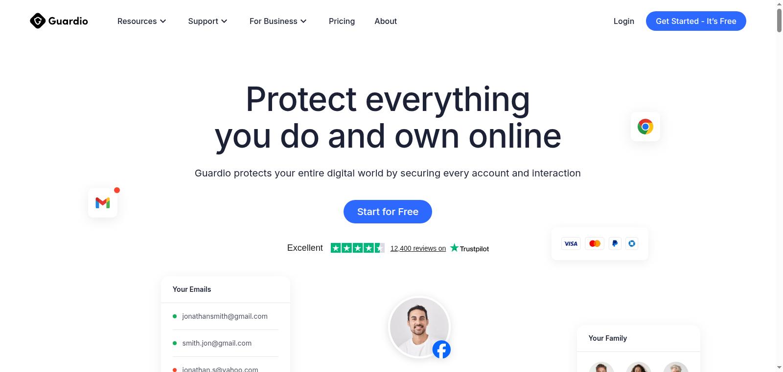 Page d'accueil de Norton - Protégez votre identité en ligne