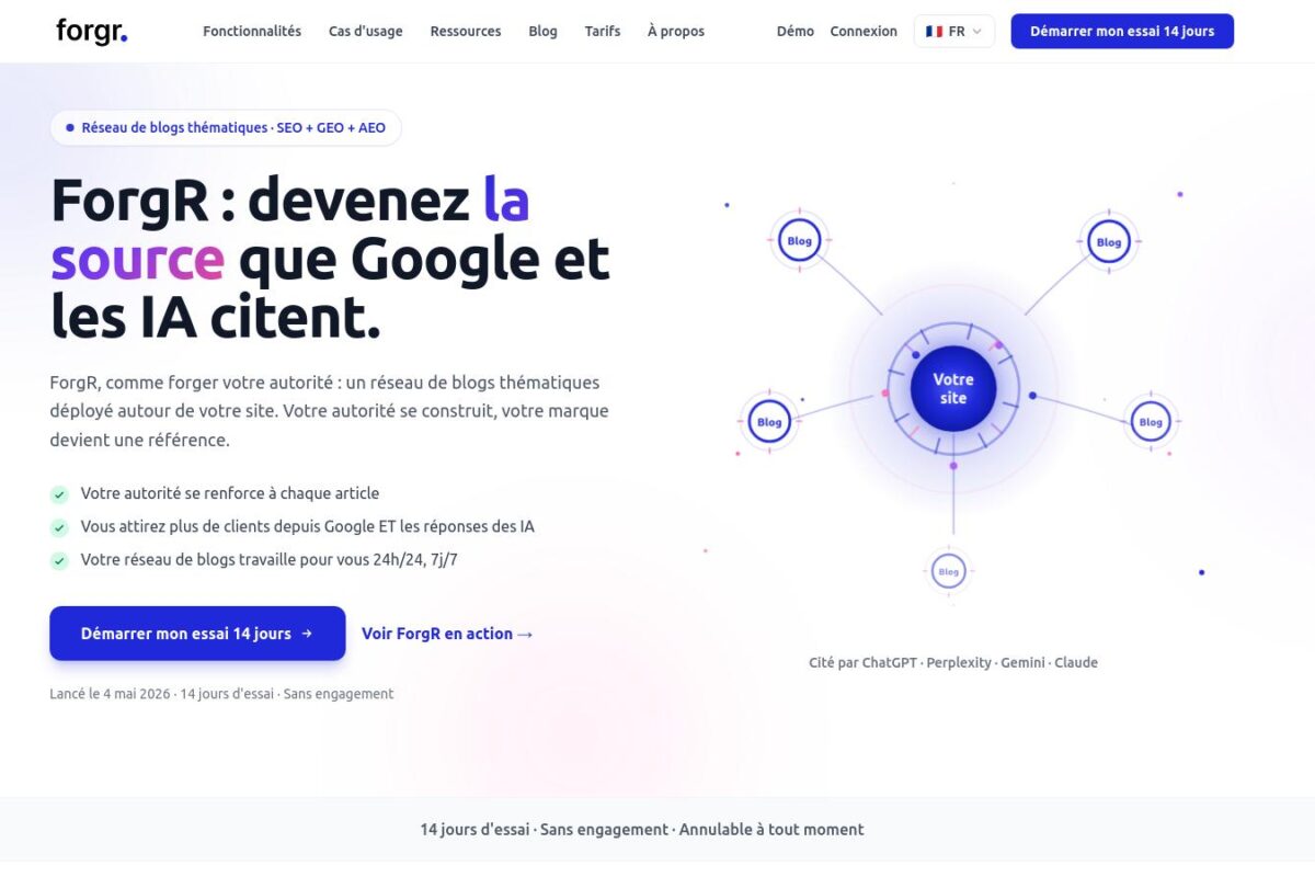 ForgR : créer plus vite vos MVP et prototypes web