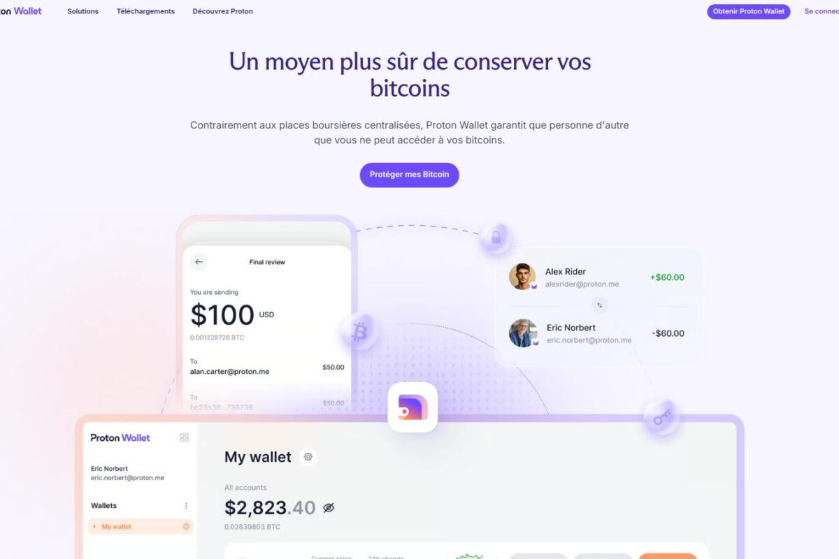 Proton Wallet : gérez vos Bitcoins en toute confidentialité