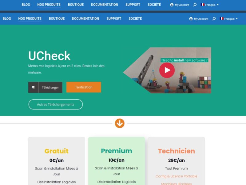 UCheck : gérer vos mises à jour logicielles avec Adlice
