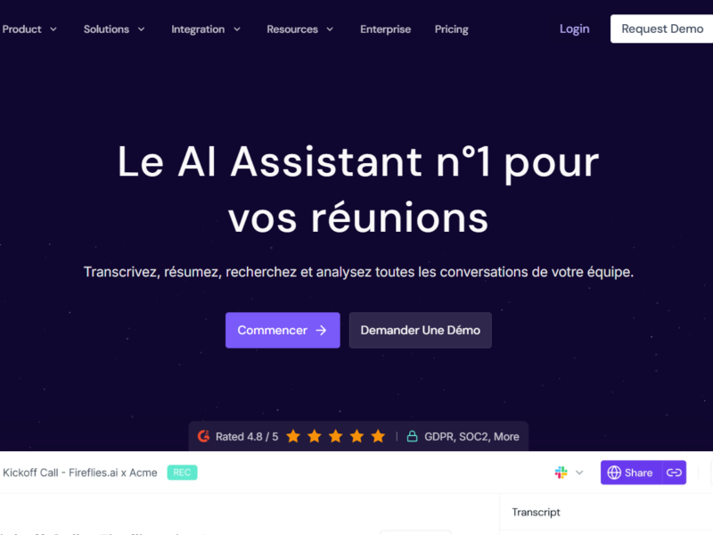 Fireflies.ai : guide complet pour vos réunions