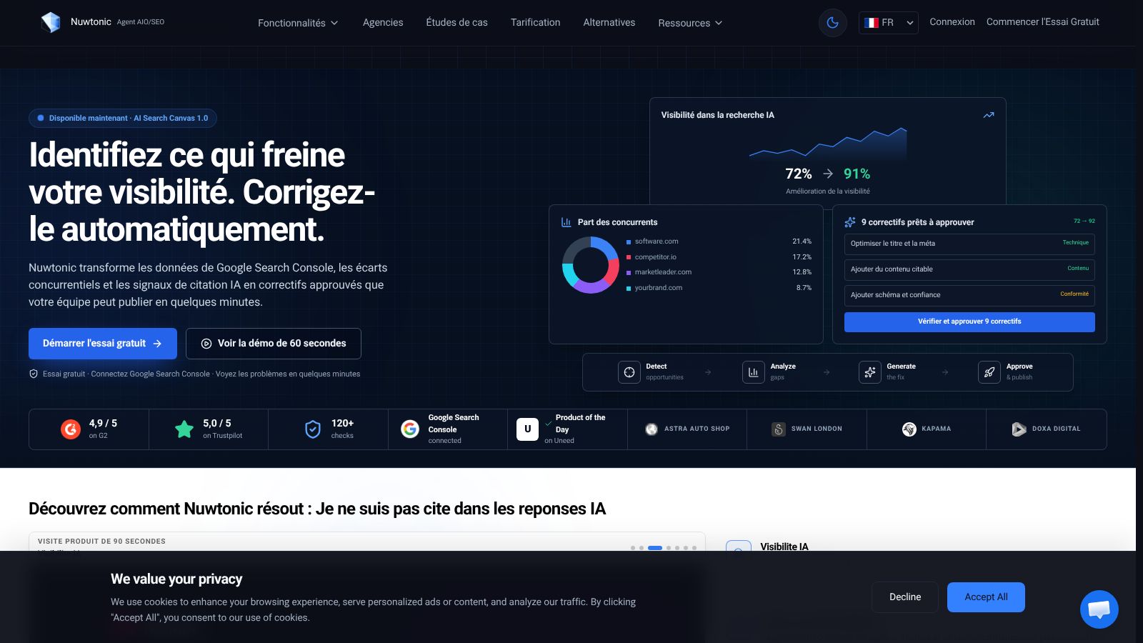 Nuwtonic : automatiser le SEO sans perdre la main