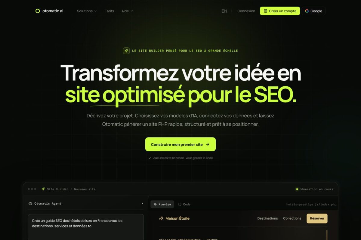 Otomatic : automatiser le SEO avec prudence