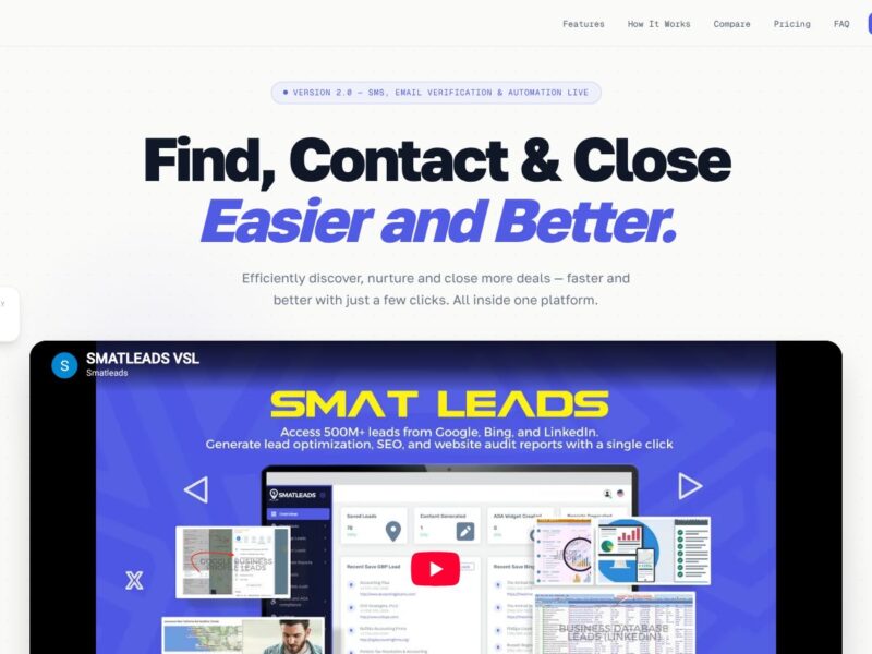 SmatLeads : le tout-en-un pour prospecter sans stack