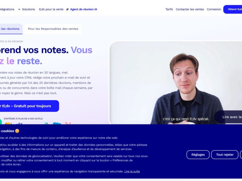 tl;dv : automatiser le suivi de réunion