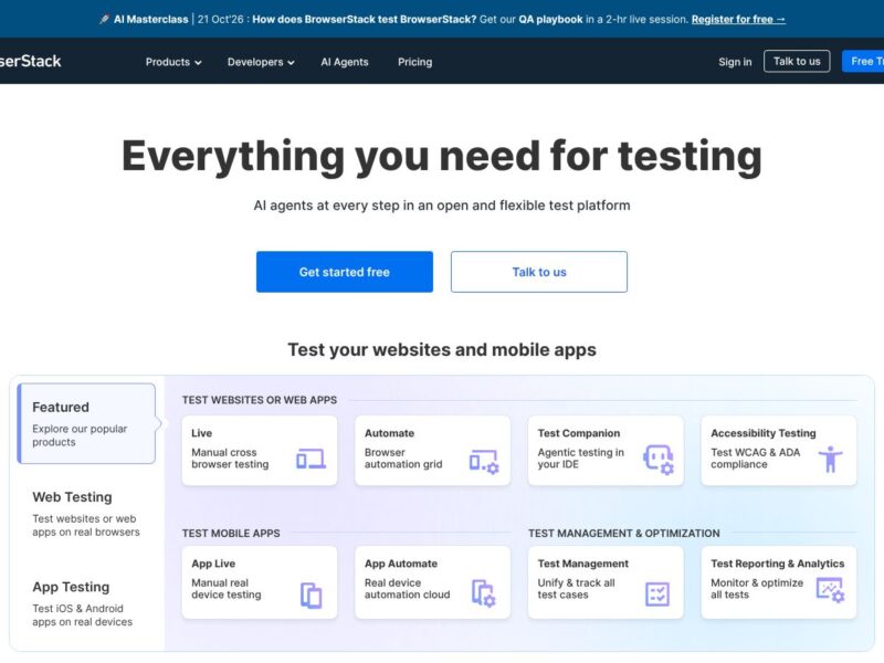 BrowserStack : le laboratoire de test externalisé