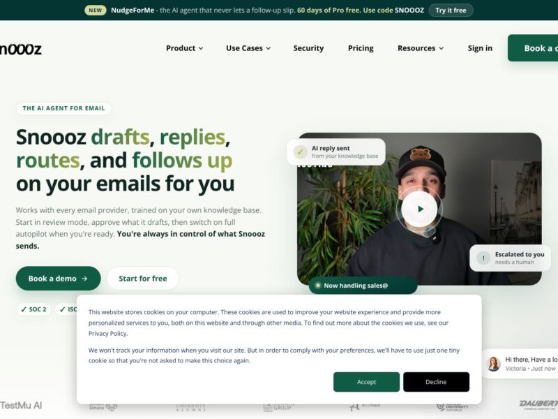 Snoooz : déléguer vos e-mails sans perdre le contrôle