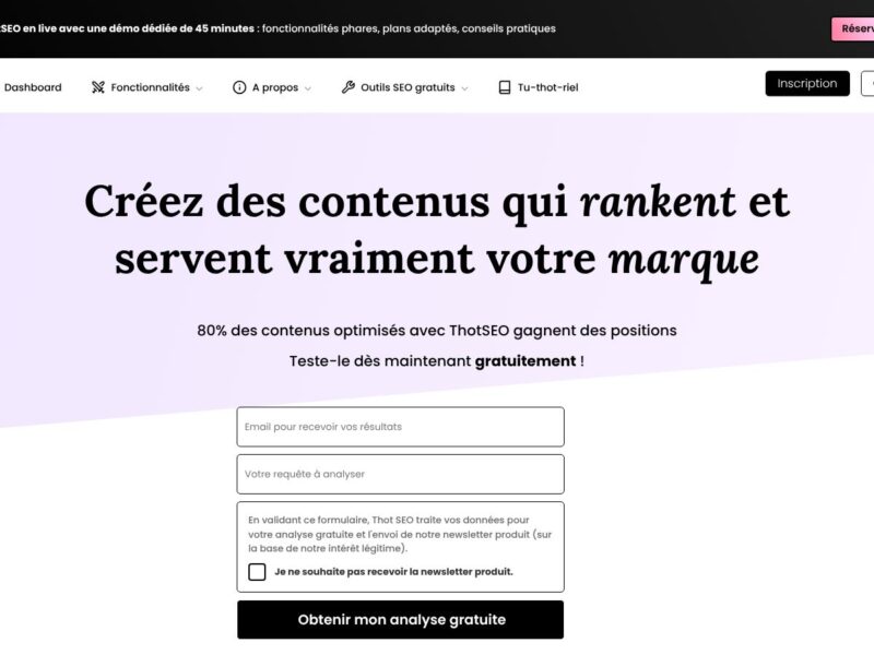 ThotSEO : un outil de contenu utile, mais à cadrer