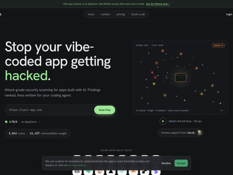 Vibe App Scanner : un contrôle utile, mais limité
