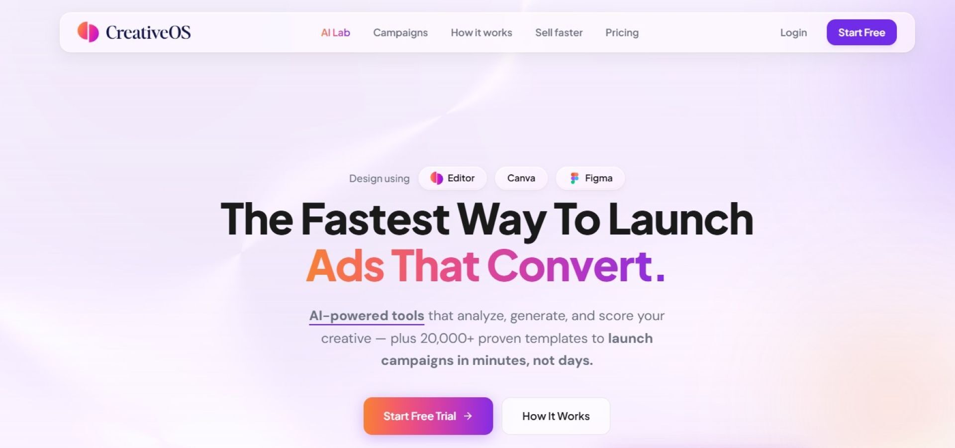 Bannière de lancement de la plateforme d'annonces