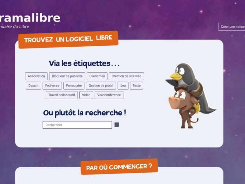 Trouvez des alternatives open source avec Framalibre