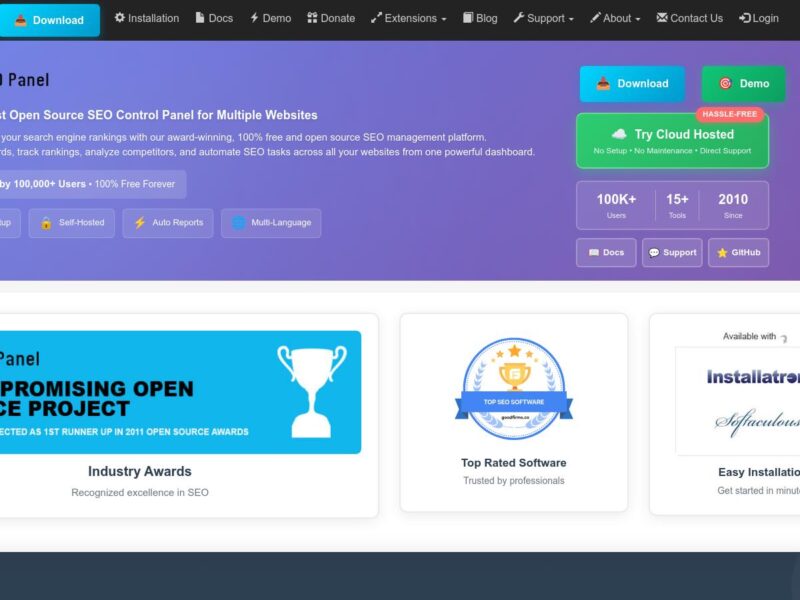 Installer SEO Panel et gérer votre SEO