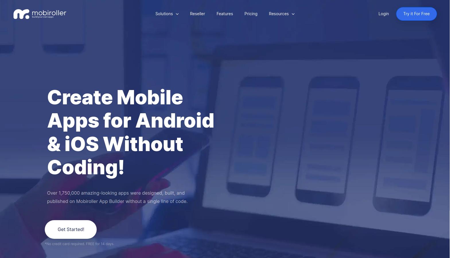 Application mobile sur smartphone
